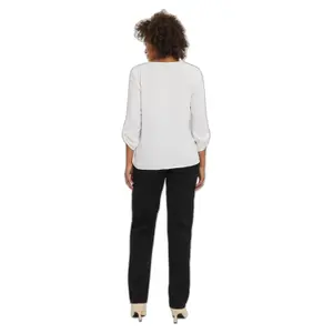 Blouse à pli col v femme Vero Moda Wilma Wvn image-3