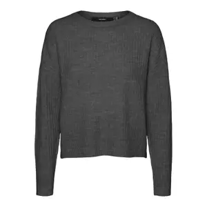 Pullover côtelé col o femme Vero Moda Lefile image-0