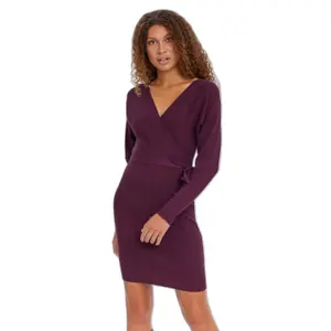 Kleid mit V-Ausschnitt und langen Ärmeln, Frau Vero Moda Hollyrem image-1