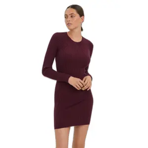 Robe manches longues col o femme Vero Moda Kiki image-2