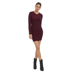 Robe manches longues col o femme Vero Moda Kiki image-1