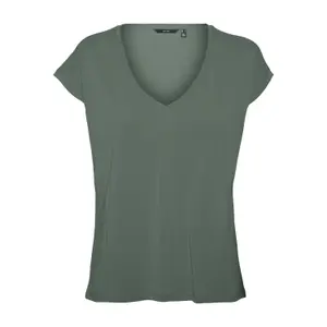 Camiseta de mujer con cuello de pico Vero Moda Filli image-0