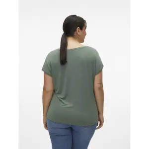 Camiseta de mujer con cuello de pico Vero Moda Filli image-4