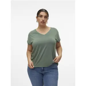 Camiseta de mujer con cuello de pico Vero Moda Filli image-1
