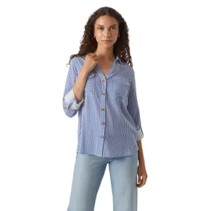 Langarm-Bluse Frau Vero Moda Bumpy image-0
