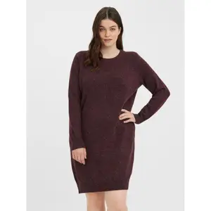 Vestido camisero de manga larga y cuello redondo para mujer Vero Moda Doffy image-1