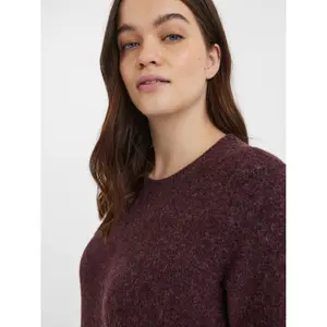 Vestido camisero de manga larga y cuello redondo para mujer Vero Moda Doffy image-4