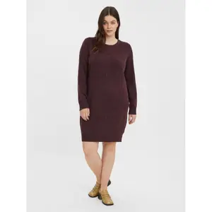 Vestido camisero de manga larga y cuello redondo para mujer Vero Moda Doffy image-2