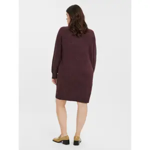 Vestido camisero de manga larga y cuello redondo para mujer Vero Moda Doffy image-3