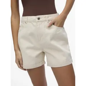 Hoch geschnittene weit geschnittene Jeansshorts für Damen Vero Moda Zuri Mix image-3