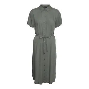 Wadenlanges Hemdkleid Frau Vero Moda Bumpy image-0
