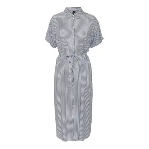 Wadenlanges Hemdkleid Frau Vero Moda Bumpy image-0