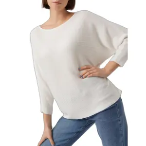 Pull 3/4 col bateau femme Vero Moda Nora image-4