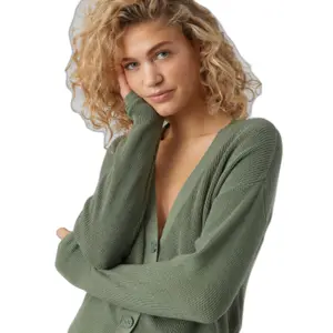 Rövid, V-kivágású női kardigán Vero Moda Newlex Sun image-3
