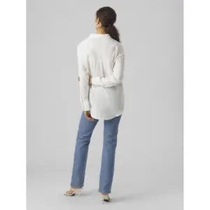 Camicia ampia in lino donna Vero Moda Natali Nia image-4
