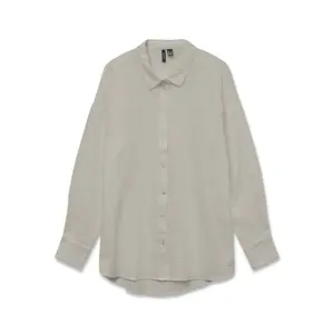 Weite Damen-Leinenbluse Vero Moda Natali Nia image-0