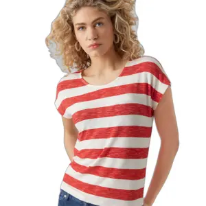 csíkos női póló nagy Vero Moda image-3