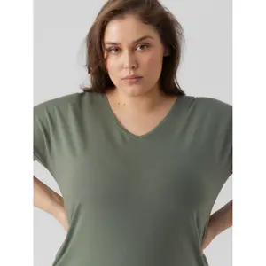 T-shirt med v-hals til kvinder Vero Moda Maya image-4
