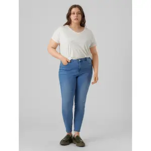 T-shirt med v-hals til kvinder Vero Moda Maya image-0