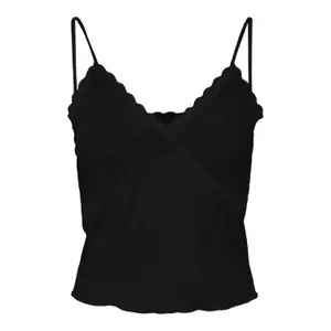 csipkés női crop top Vero Moda Ditte image-0