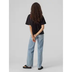 T-Shirt mit Rundhalsausschnitt, Damen Vero Moda Gigi image-3