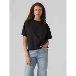 T-Shirt mit Rundhalsausschnitt, Damen Vero Moda Gigi image-1