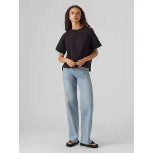 T-Shirt mit Rundhalsausschnitt, Damen Vero Moda Gigi image-2