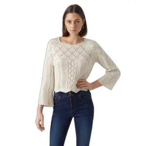 Jersey de mujer con cuello barco 3/4 Vero Moda Ginger image-1