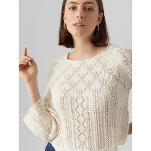 Jersey de mujer con cuello barco 3/4 Vero Moda Ginger image-4
