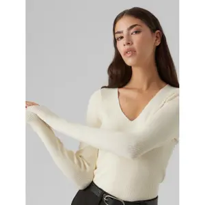 Pullover mit V-Ausschnitt Damen Vero Moda Evie image-3