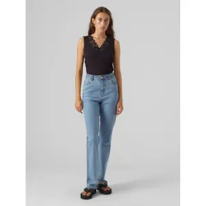 Tanktop mit V-Ausschnitt, Damen Vero Moda Rosa image-2