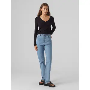 T-Shirt mit V-Ausschnitt und langen Ärmeln, Damen Vero Moda Alberte image-2