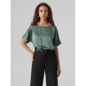 Bluse mit Rundhalsausschnitt Frau Vero Moda Merle image-1