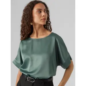 Bluse mit Rundhalsausschnitt Frau Vero Moda Merle image-4