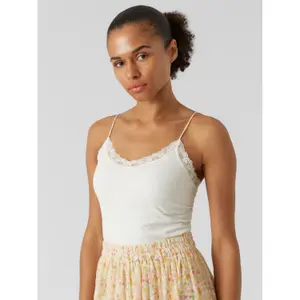 Tank top med blonder til kvinder Vero Moda Tippi image-3