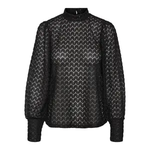 Blusa de renda para mulher com gola alta Vero Moda Becca image-0