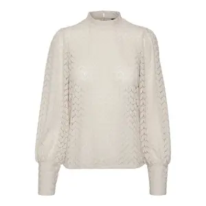 Spitzenbluse mit Stehkragen Frau Vero Moda Becca image-0