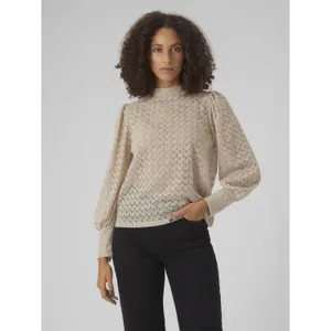 Spitzenbluse mit Stehkragen Frau Vero Moda Becca image-2