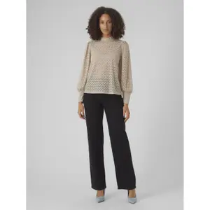 Spitzenbluse mit Stehkragen Frau Vero Moda Becca image-1