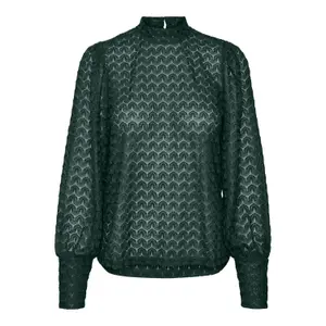 Spitzenbluse mit Stehkragen Frau Vero Moda Becca image-0