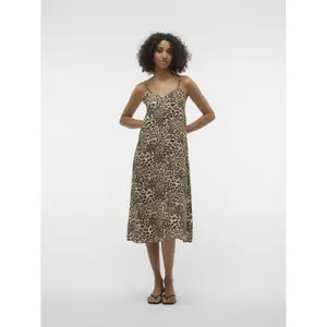 Midikleid aus Kalbsleder, Damen Vero Moda Josie image-1