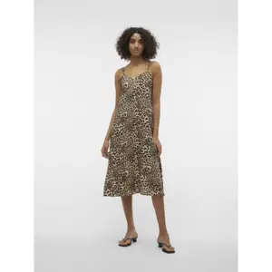 Midikleid aus Kalbsleder, Damen Vero Moda Josie image-2