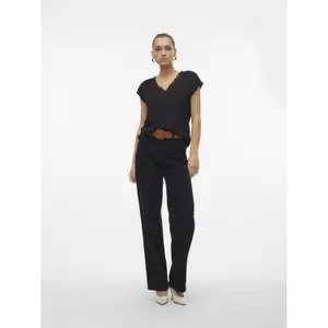 Damen Langarm-Spitzenoberteil Vero Moda Bella GA image-2
