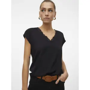 Damen Langarm-Spitzenoberteil Vero Moda Bella GA image-3