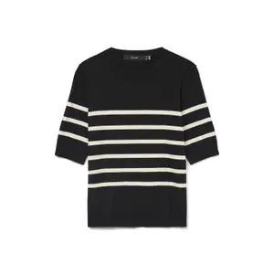Pullover mit Rundhalsausschnitt und kurzen Ärmeln, Damen Vero Moda Saba Plain image-0