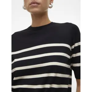 Pullover mit Rundhalsausschnitt und kurzen Ärmeln, Damen Vero Moda Saba Plain image-5