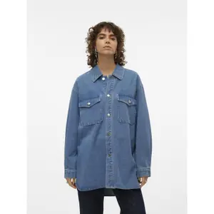 Oversize-Jeansjacke Damen Vero Moda Naya image-3