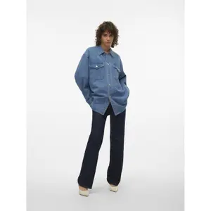 Oversize-Jeansjacke Damen Vero Moda Naya image-1