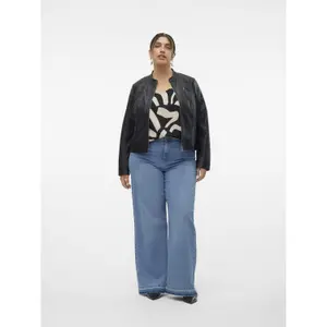 Kunstlederjacke Damen Vero Moda Favodona image-3
