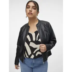 Kunstlederjacke Damen Vero Moda Favodona image-2